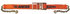 49346-91-27 by ANCRA - Ratchet Tie Down Strap - 4 in. x 324 in., Orange, Polyester, with Chain Anchors, Heavy-Duty