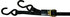 APS-15192 by ANCRA - Ratchet Tie Down Strap - 1 in. x 192 in., Black, Polyester, with S-Hook