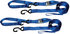 XC108-2P by ANCRA - Cambuckle Tie Down Strap - 2 pack, 1.25 in. x 96 in, Blue, For 400 lbs. Working Load Limit