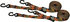 XC115-C2P by ANCRA - 15'x1.25" Heavy Duty Multi-use Cam Buckle Strap- Camo -2pk