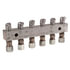 6136 by ALEMITE - Grease Fitting - 6-Point Header Block, 5-3/4 in. Length, 1/8 in. NPTF(f)