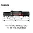 W321 by LELAND - WHEEL END HARDWARE - WHEEL STUD
