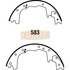 E-8140 by EUCLID - Euclid Brake Shoe and Lining Kit