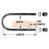 E-UB8166-12 by EUCLID - U-Bolt Assembly - Round Bend, 7/8 -9 x 5 W x 12 L