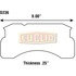 Euclid ED236M Disc Brake Pad Set Disc Brake Pad Set