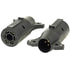 12-719 by POLLAK - Trailer Wiring Adapter - 7-Way Blade Socket to 6-Way Round Plug