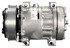 03-0610 by MEI - 5334 Truck Air Sanden Compressor Model SD7H15HD 12V R134a with 125mm 6Gr Clutch and GH Head