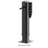 A401-T-17 by JOST - Trailer Landing Gear - Inside Mount, 10" x 10" Sand Shoe, 17" Travel Size
