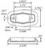 00212327P by OPTRONICS - BEZEL-CHROME;POLY;M1