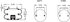Firestone W013587446 Suspension Air Spring Kit Airide Air Spring Double Convoluted 22-1.5