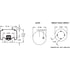 Firestone W013588740 Suspension Air Spring Kit Airide Air Spring Reversible Sleeve 1T17B-5