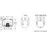 Firestone W013588805 Suspension Air Spring Kit Airide Air Spring Reversible Sleeve 1T15M-4