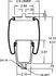 Firestone W023587074 Suspension Air Spring Kit Air Spring Sleeve Style