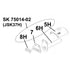 SK75014-02 by JOST - 37H Brkt / Pin