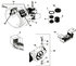 EM46030 by PAI - Engine Mount Kit, Rear, Universal, for Mack Applications