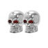 PM-342C by PILOT - Skull Valve Stem Caps, Chrome