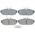 14D1082CH by ACDELCO - Ceramic Rear Disc Brake Pad Set