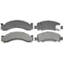 14D149MX by ACDELCO - Severe Duty Organic Front Disc Brake Pad Set with Wear Sensor