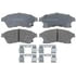 ACDelco 14D1522CH Disc Brake Pad Set Ceramic Front Disc Brake Pad Set with Hardware