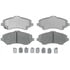 14D1273CH by ACDELCO - Ceramic Front Disc Brake Pad Set with Hardware