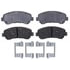 14D1338CH by ACDELCO - Ceramic Front Disc Brake Pad Set with Hardware