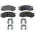 ACDelco 14D507CH Disc Brake Pad Set Ceramic Front Disc Brake Pad Set with Hardware