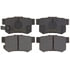 14D536CH by ACDELCO - Ceramic Rear Disc Brake Pad Set