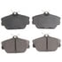 14D598CH by ACDELCO - Ceramic Front Disc Brake Pad Set