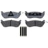 14D674CH by ACDELCO - Ceramic Rear Disc Brake Pad Set with Hardware
