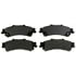 ACDelco 14D792M Semi-Metallic Rear Disc Brake Pad Set with Wear Sensor