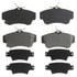 ACDelco 14D841M Disc Brake Pad Set Semi-Metallic Front Disc Brake Pad Set with Wear Sensor