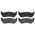ACDelco 14D881CH Disc Brake Pad Set Ceramic Rear Disc Brake Pad Set