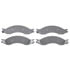 14D1010MX by ACDELCO - Severe Duty Semi-Metallic Front Disc Brake Pad Set