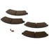 171-596 by ACDELCO - Front Disc Brake Pad Kit with Brake Pads and Clips