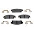 ACDelco 17D1707CH Disc Brake Pad Set Gold™ Disc Brake Pad - Rear, Ceramic