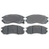 17D484C by ACDELCO - Ceramic Front Disc Brake Pad Set