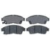 17D562C by ACDELCO - Ceramic Front Disc Brake Pad Set