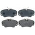 17D720M by ACDELCO - Semi-Metallic Front Disc Brake Pad Set