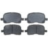 17D741 by ACDELCO - Organic Front Disc Brake Pad Set