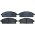 17D855C by ACDELCO - Ceramic Front Disc Brake Pad Set