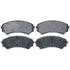 17D867C by ACDELCO - Ceramic Front Disc Brake Pad Set