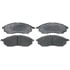 17D888AC by ACDELCO - Ceramic Front Disc Brake Pad Set