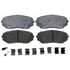17D1258CH by ACDELCO - Ceramic Front Disc Brake Pad Set