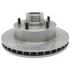 18A167A by ACDELCO - Non-Coated Front Disc Brake Rotor and Hub Assembly