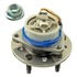ACDelco 513137 Wheel Bearing and Hub Assembly Front Wheel Hub and Bearing Assembly with Wheel Speed Sensor and Wheel Studs