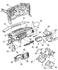 5JC40XDVAA by CHRYSLER - BEZEL. Instrument Panel. Lower. Diagram 34
