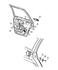 5FW46YJRAC by CHRYSLER - HANDLE. Right. Exterior Door. Diagram 6