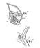 5FW46YJRAC by CHRYSLER - HANDLE. Right. Exterior Door. Diagram 6