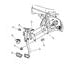 04779302AA by CHRYSLER - BRACKET. Brake Pedal. Diagram 1