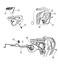 1BK61XDVAA by CHRYSLER - KNOB AND LINK. Left. Door Latch. Diagram 4